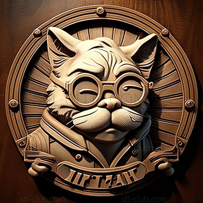 3D model  Fritz FROM Fritz the CatFritz the Cat (STL)
